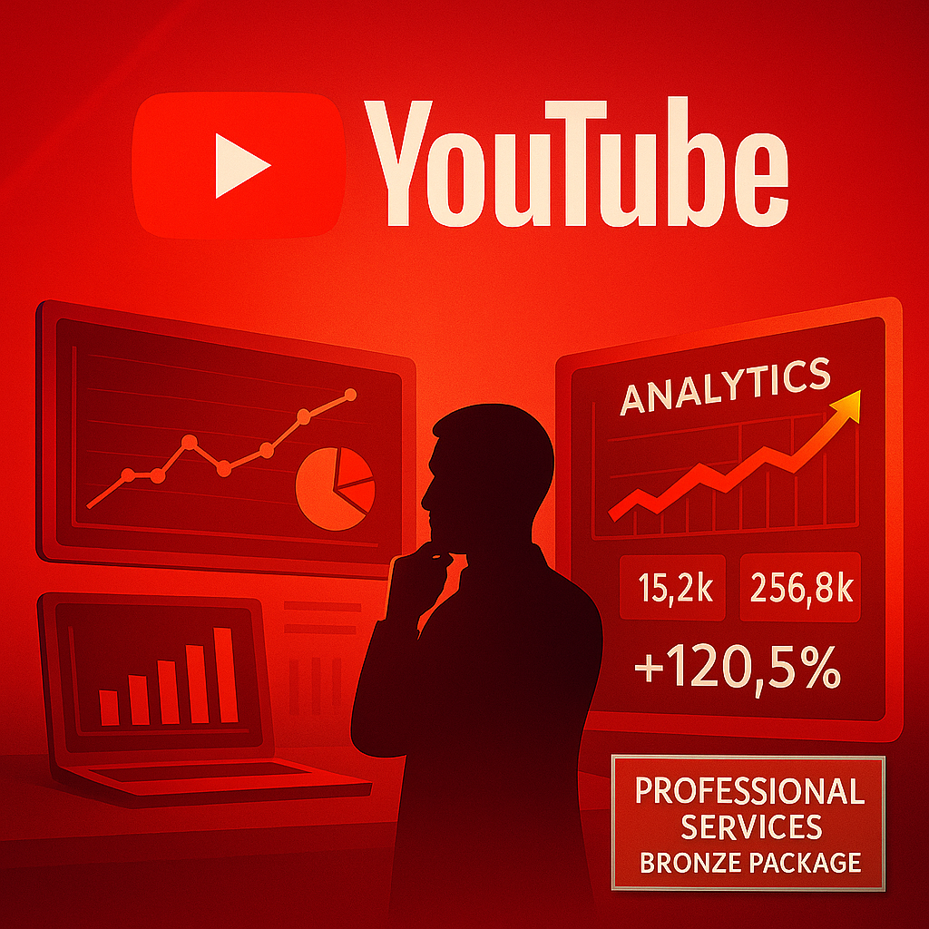 🟫Bronze YouTube Optimisation Package | SEO Enhancement, Organic Engagement & Ads Support