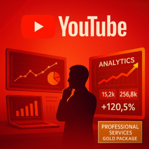 🟧Gold YouTube Optimisation Package | SEO Enhancement, Organic Engagement & Ads Support