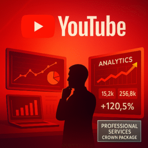 👑Crown YouTube Optimisation Package | SEO Enhancement, Organic Engagement & Ads Support