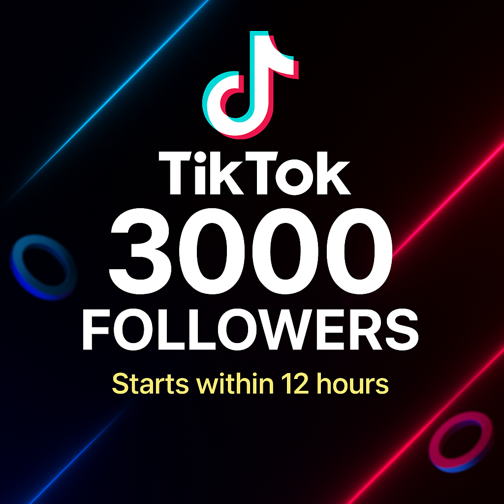 🚀 3000 TikTok Followers Growth Package