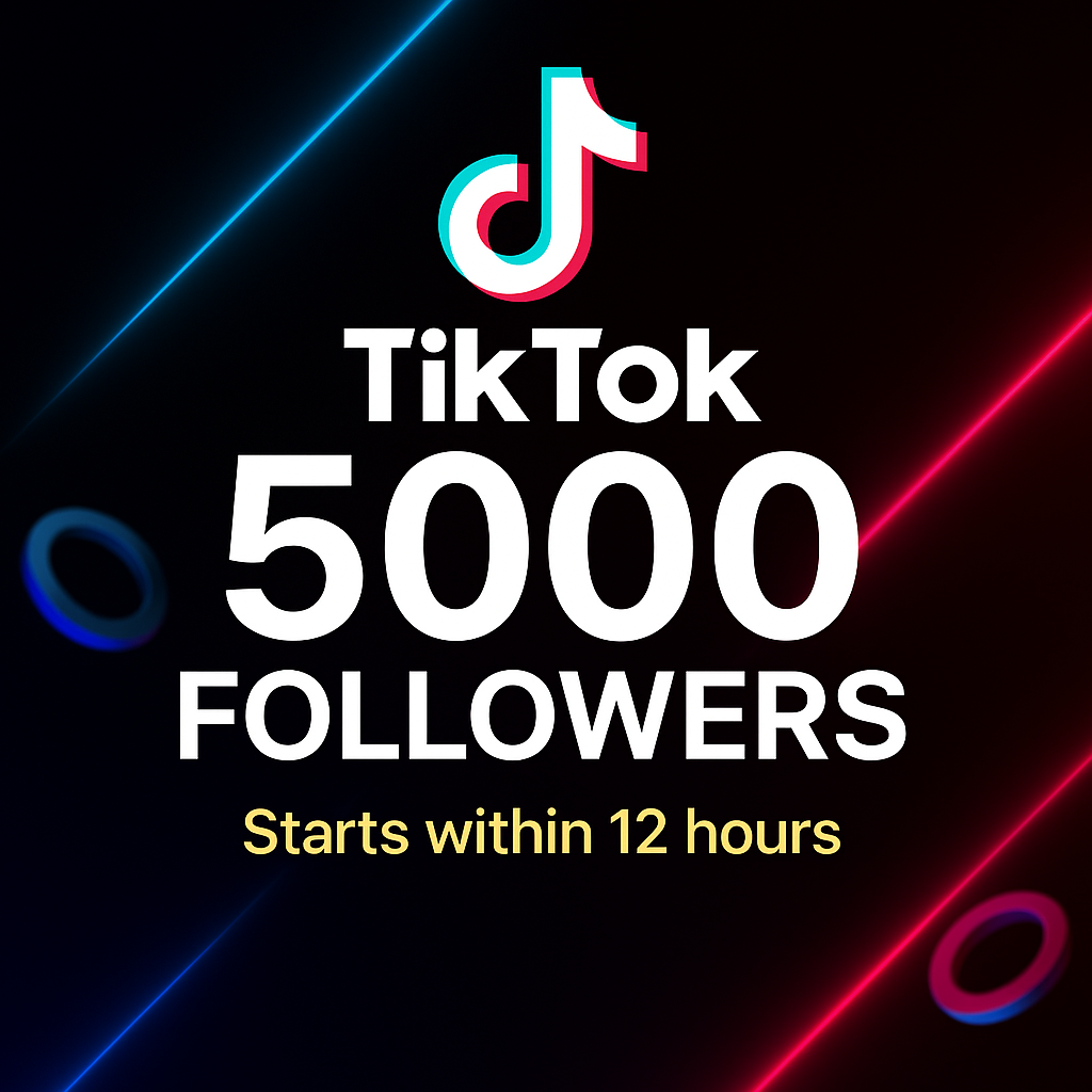 🚀 5000 TikTok Followers Growth Package