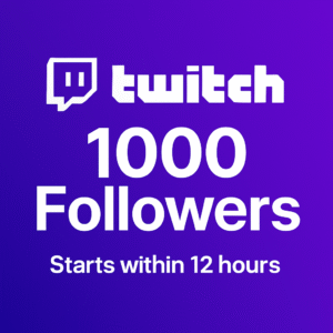 Twitch 1000+ Followers | Safe & Permanent | Fast Delivery | Instant Profile Growth