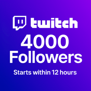 Twitch 4000+ Followers | Safe & Permanent | Fast Delivery | Instant Profile Growth